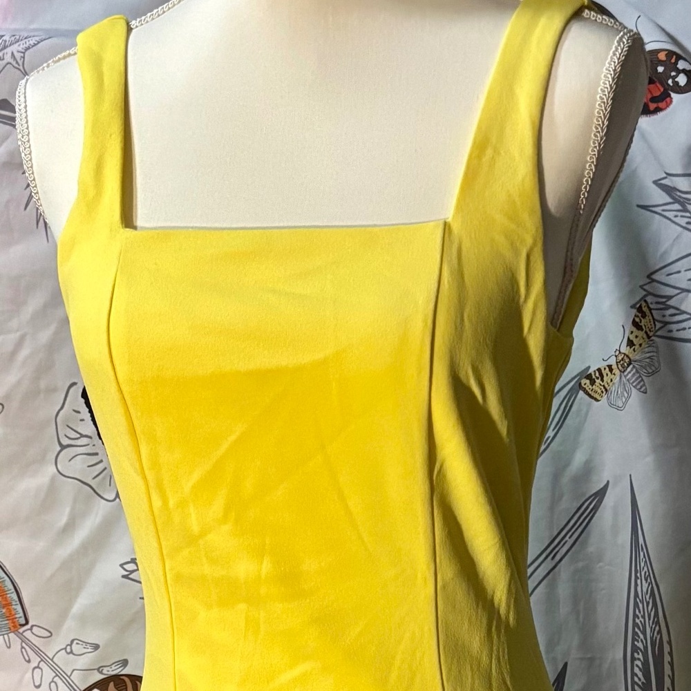 Banjul Yellow Bodycon Dress